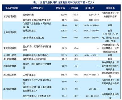 新冠肺炎對民用機場業影響與企業自有資金投資分析